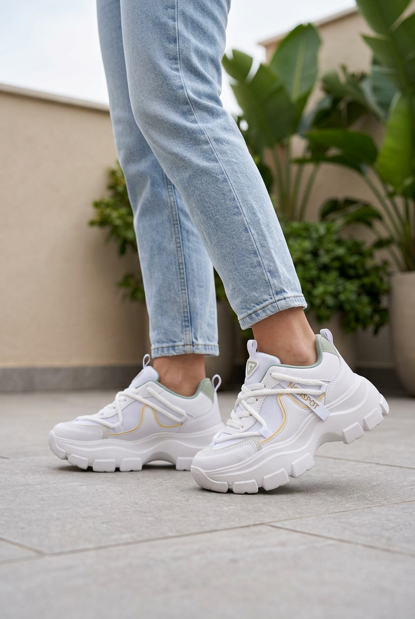 Tenis Urbanos Chunky Para Mujer Neo Sport 09024 Neo Sport General Neo Sport Calzado con Estilo en México