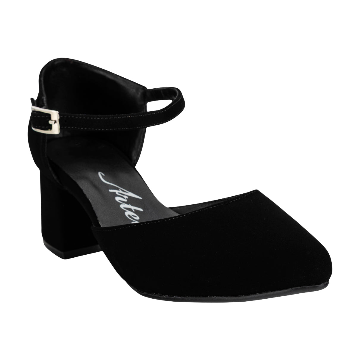 Zapatilla Tacón Grueso Para Mujer Artel 08863