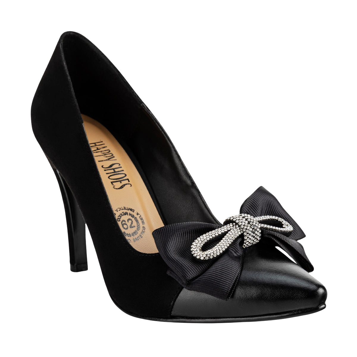 Zapatilla Tacón Moño Para Mujer Happy Shoes 08938