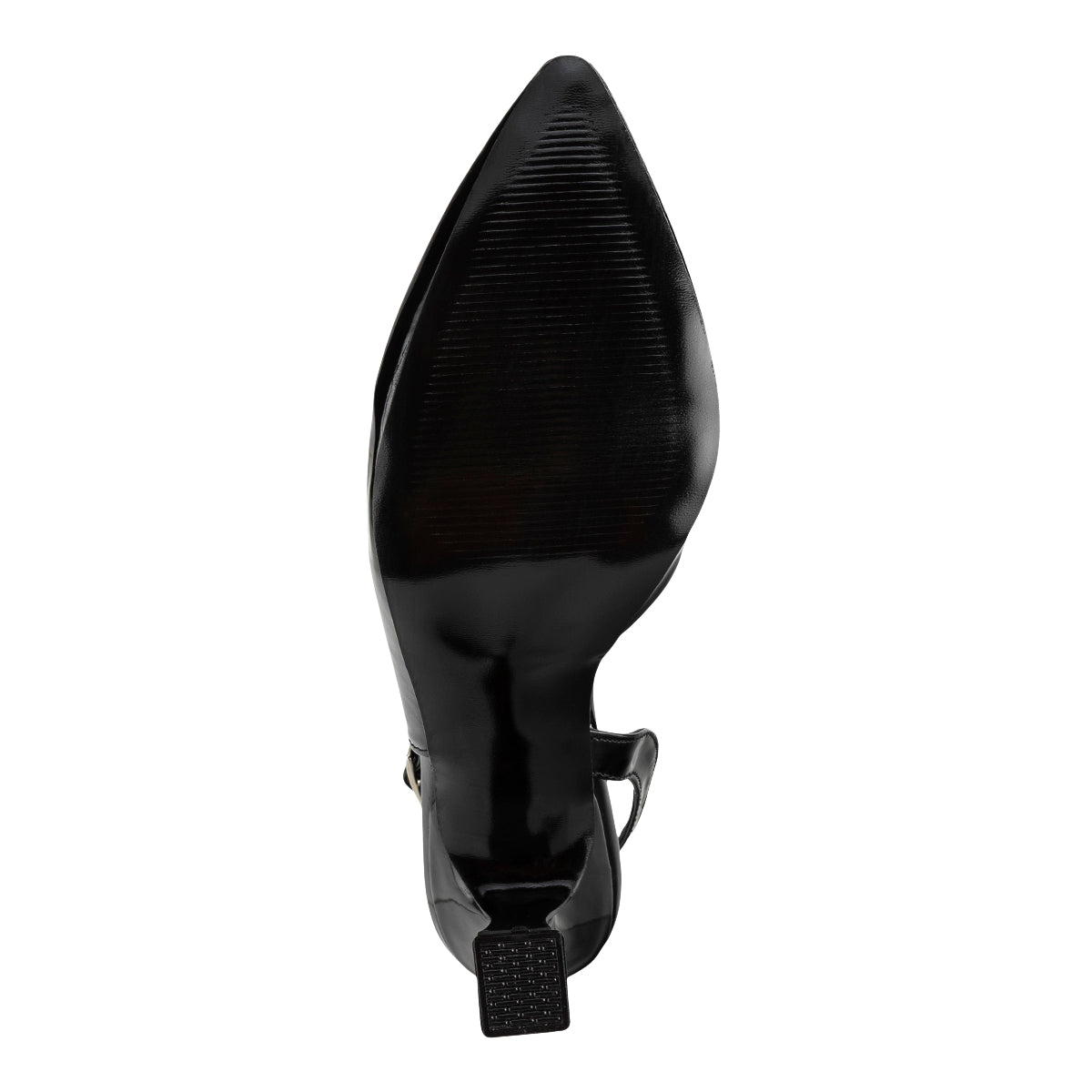 Zapatillas Slingback Tacón Acampanado Para Mujer 08989