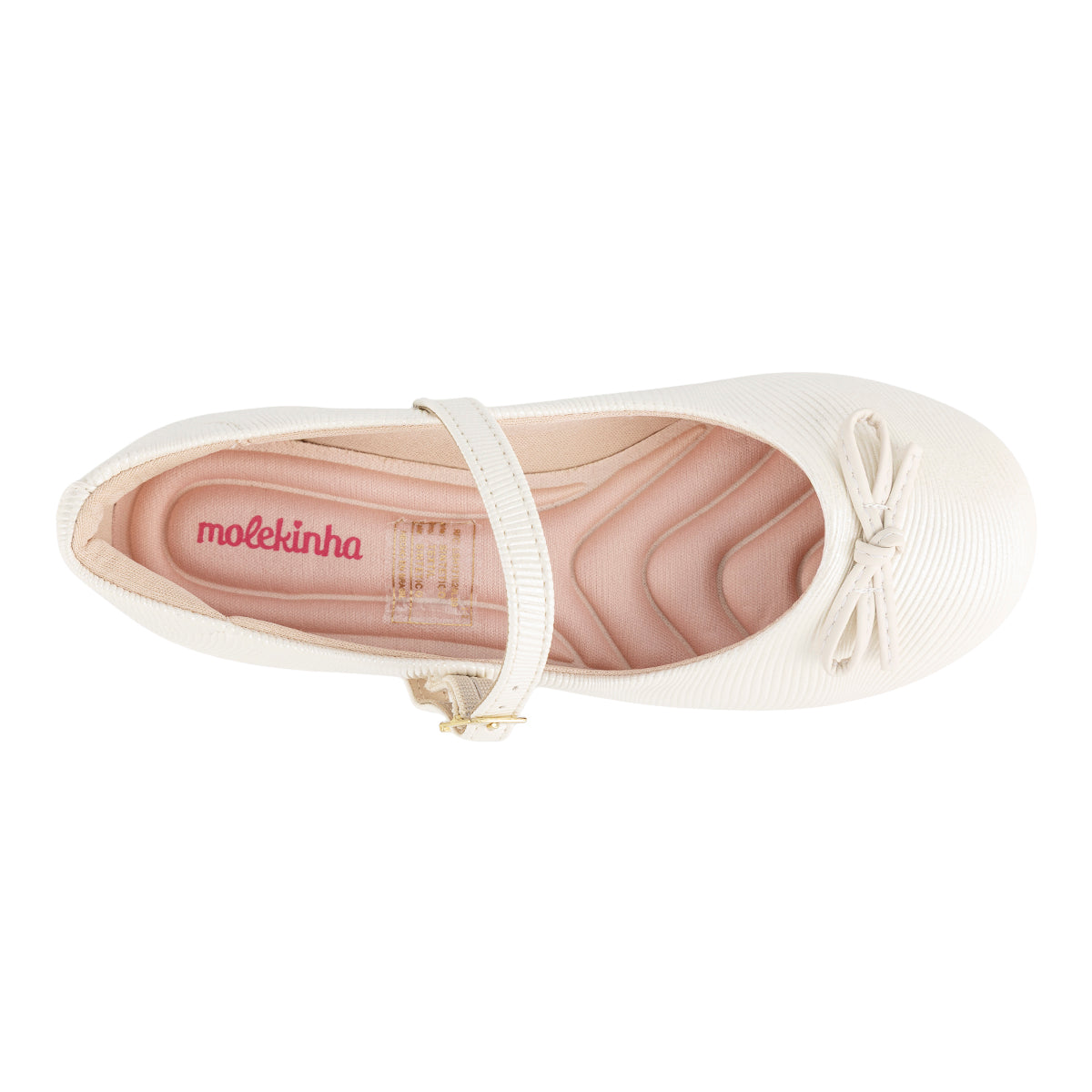 Zapato Balerina Lazo Para Niña Molekinha 08814