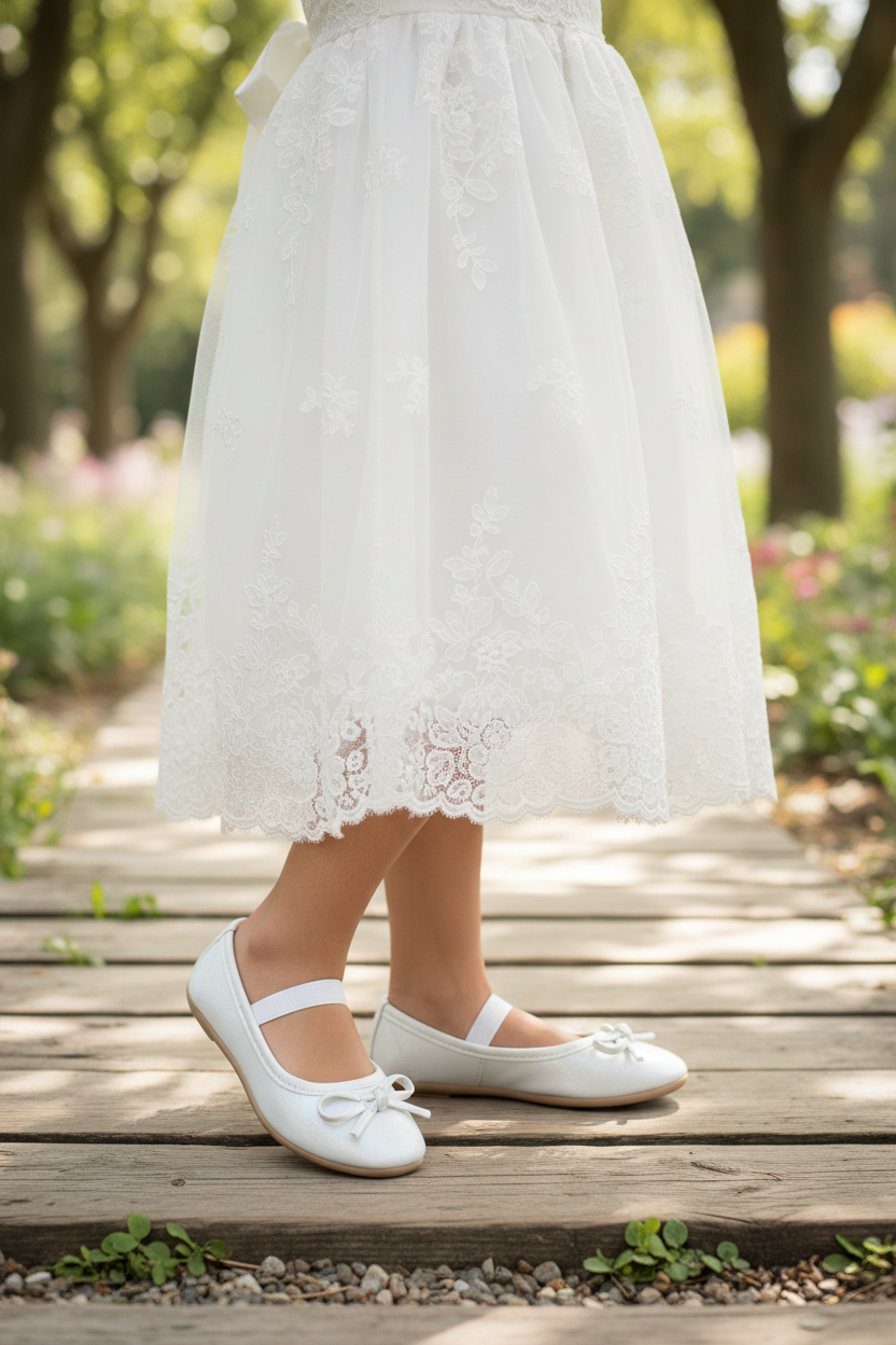 Zapato Balerina Moño Para Niña Confratelli 08997