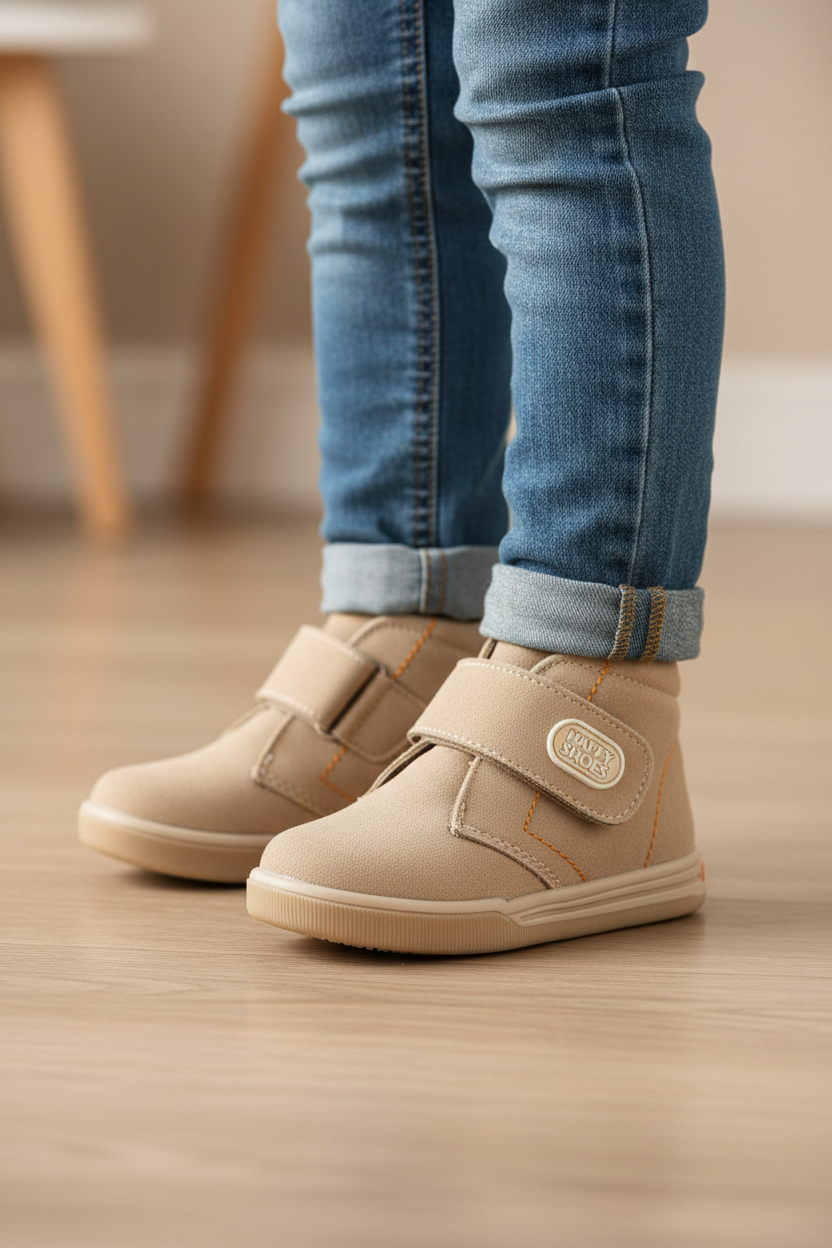 Zapato Botita Happy Shoes Casual Para Niño 09200