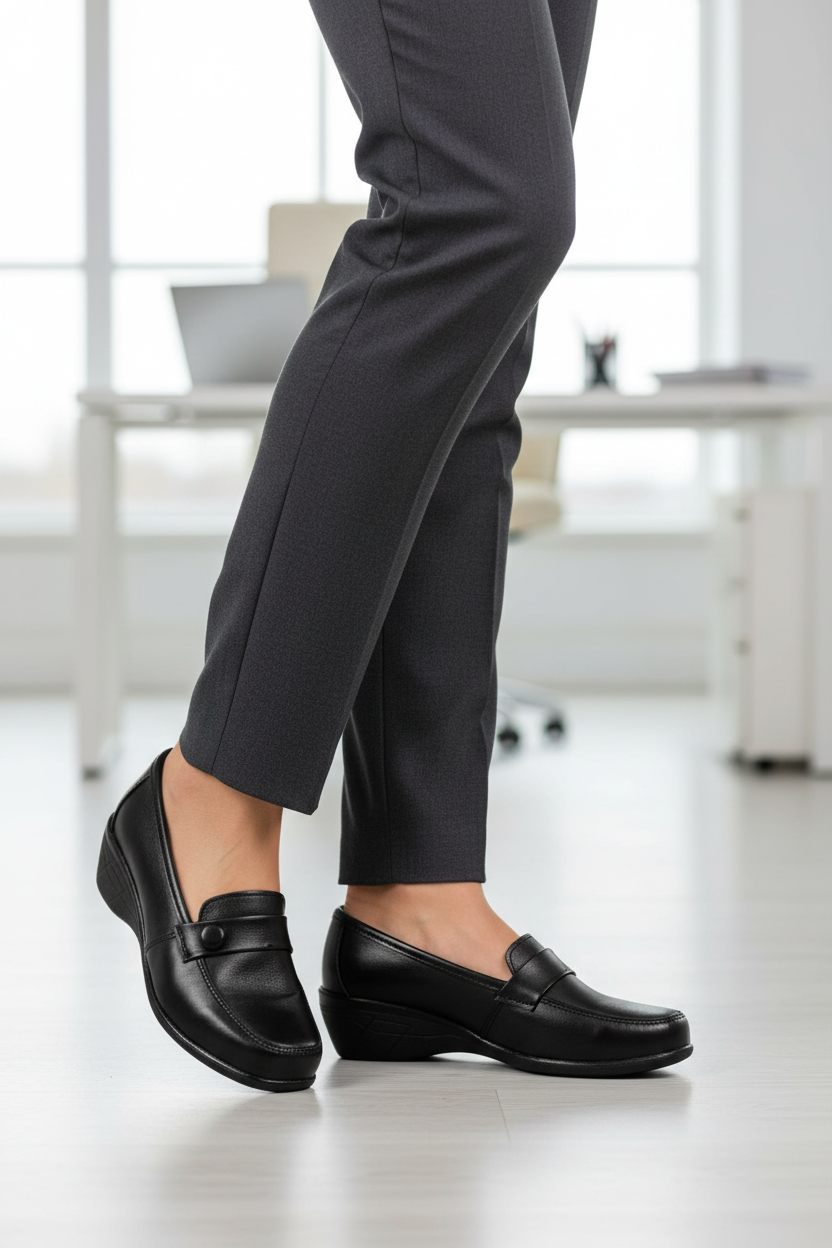 Zapato Casual Cuña Clásico Para Mujer Florenza 07159