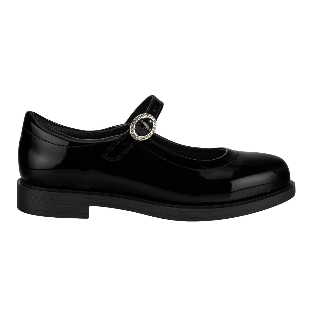 Zapato Chabelo Escolar Para Junior Niña Charol 08950