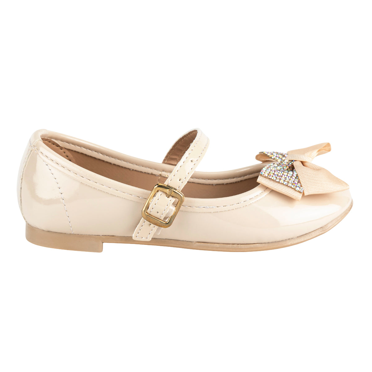 Zapato Charol Balerina Para Niña Karlita 08995