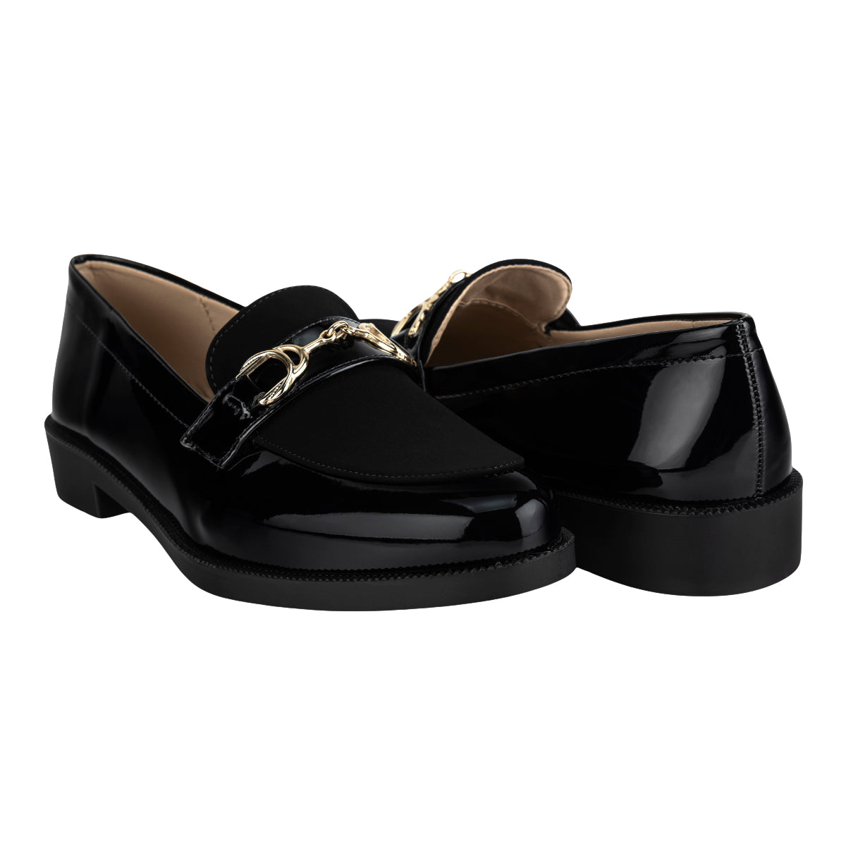 Zapato Charol Mocasín Para Mujer Happy Shoes 08900