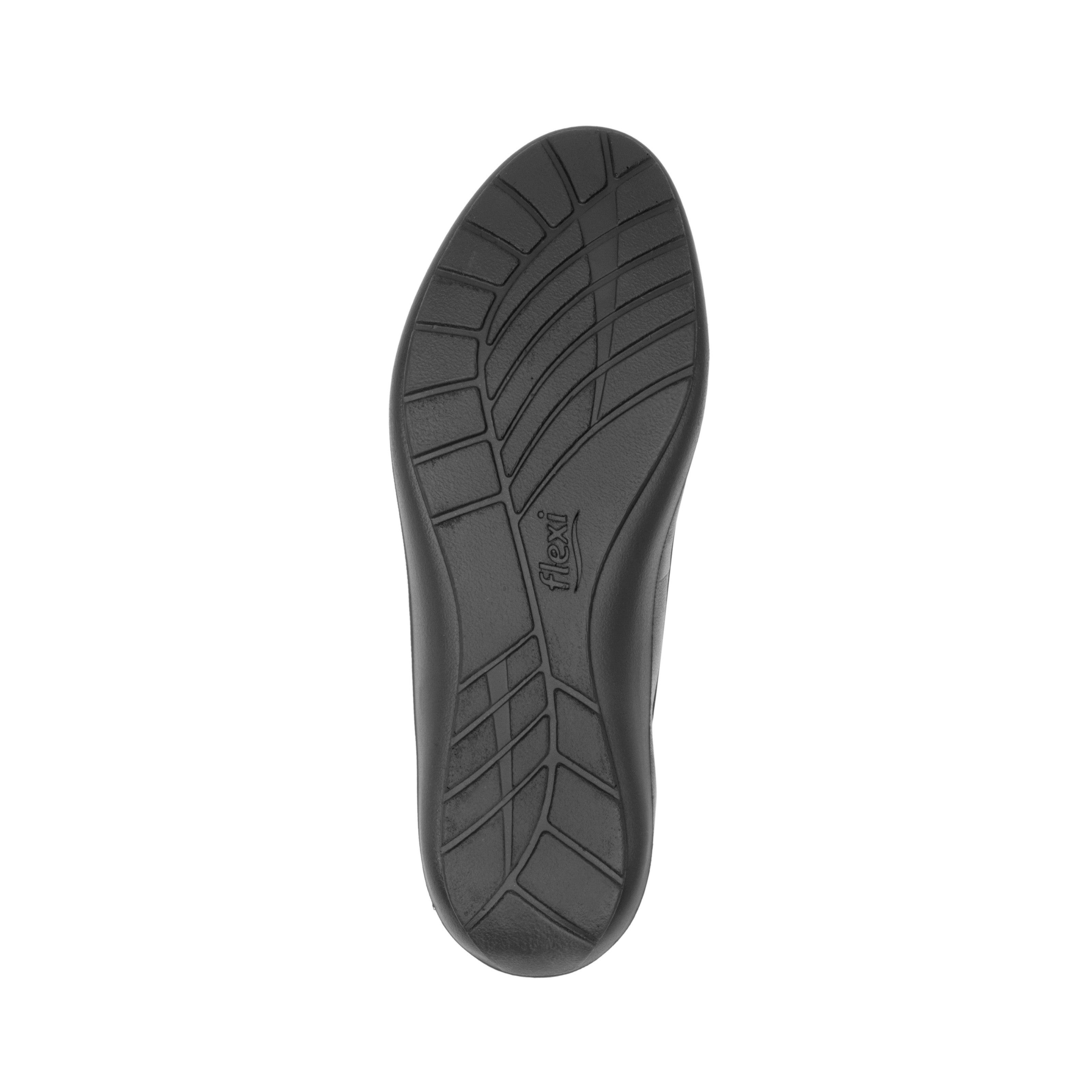 Zapato Flexi Para Mujer Clásico Cómodo Negro 02594