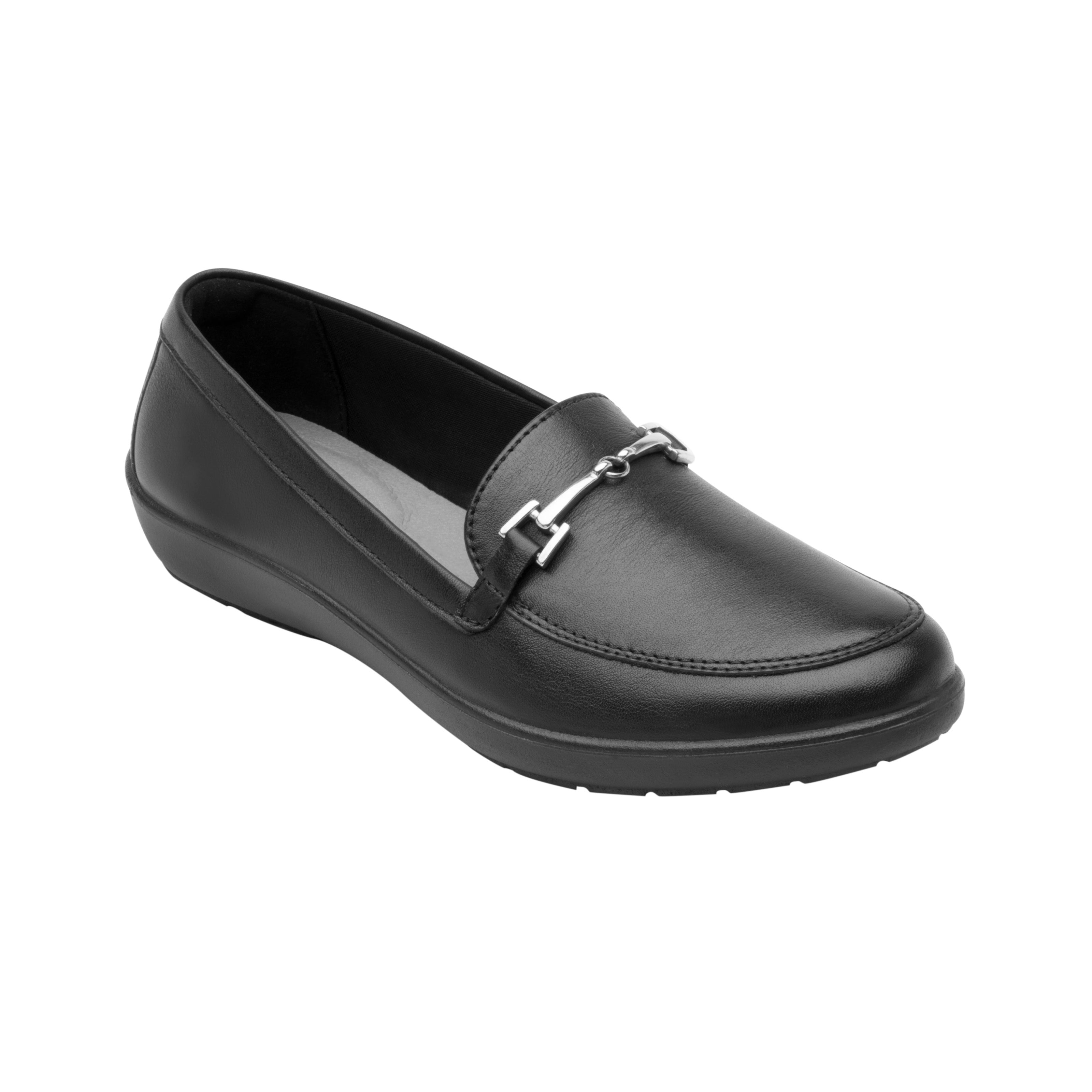 Zapato Flexi Para Mujer Clásico Cómodo Negro 02594