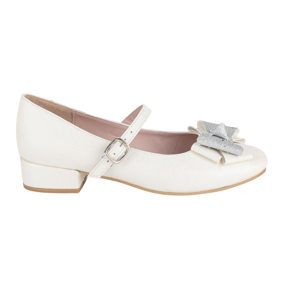 Zapato De Fiesta  Mary Jane Para Niña Jr Caramel 08979