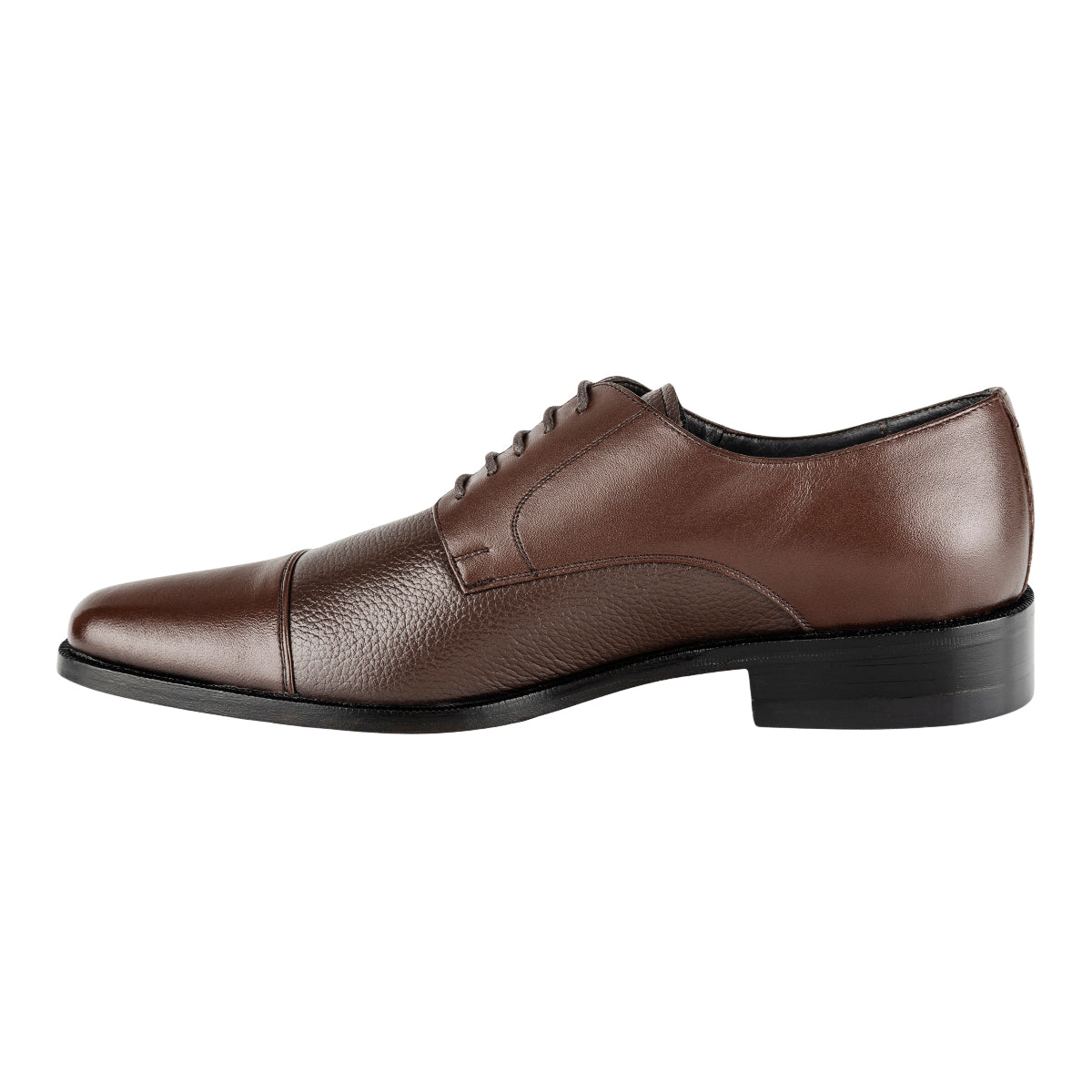 Zapato De Piel Granulado Para Hombre Maxdel 09053