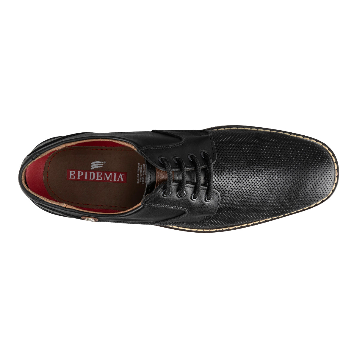 Zapato Derby Casual en Piel Para Hombre Epidemia 08943