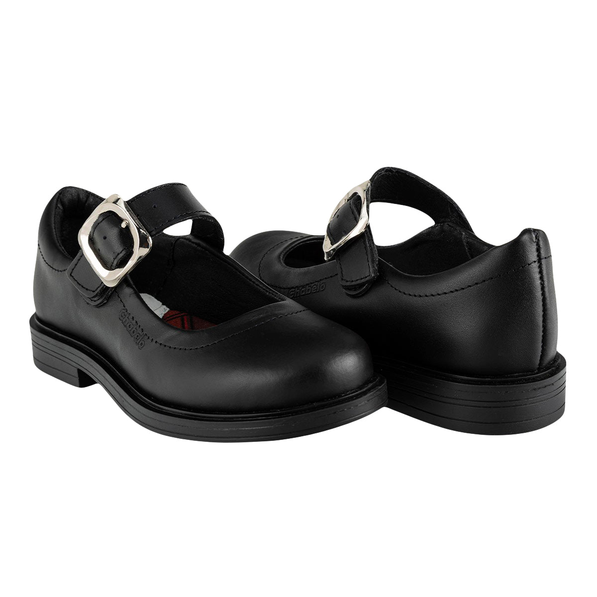 Zapato Escolar Chabelo Con Hebilla Para Niña 07225