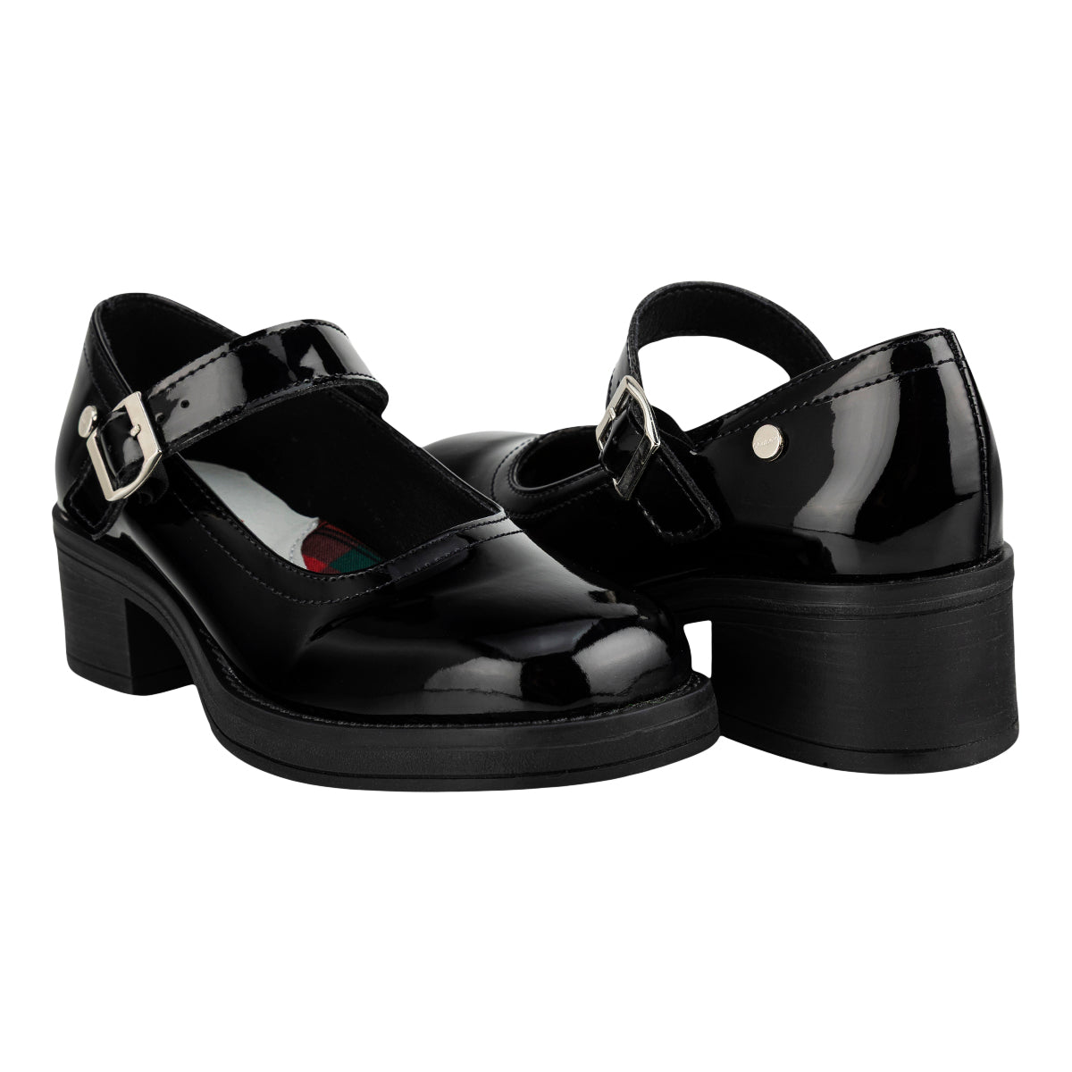 Zapato Escolar Chabelo Para Niña Junior Tacón Cuadrado 07226 Chabelo Escolar Chabelo Calzado con Estilo en México