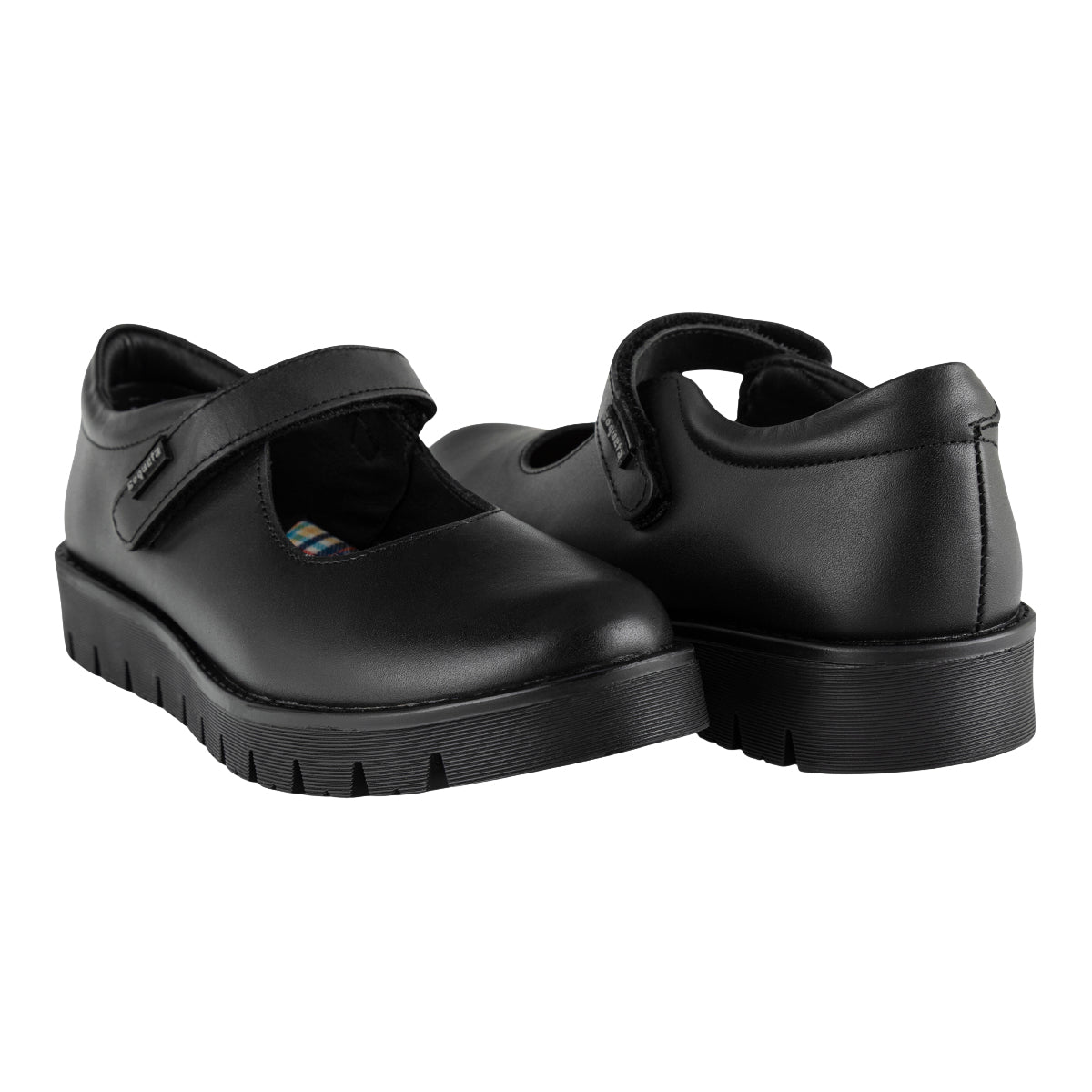 Zapato Escolar Coqueta Chunky Para Niña 08859