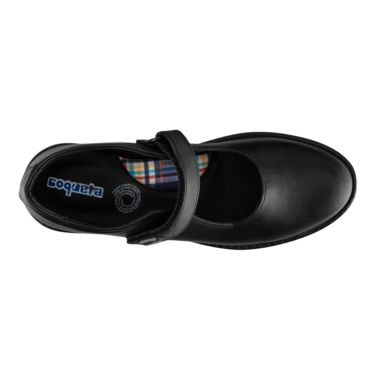 Zapato Escolar Coqueta Chunky Para Niña 08859