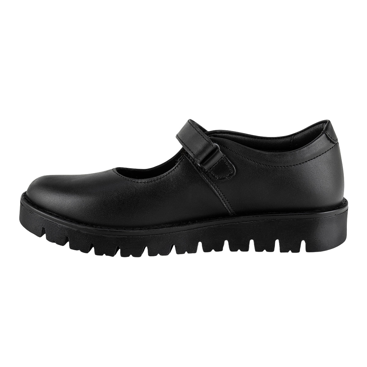 Zapato Escolar Coqueta Chunky Para Niña 08859
