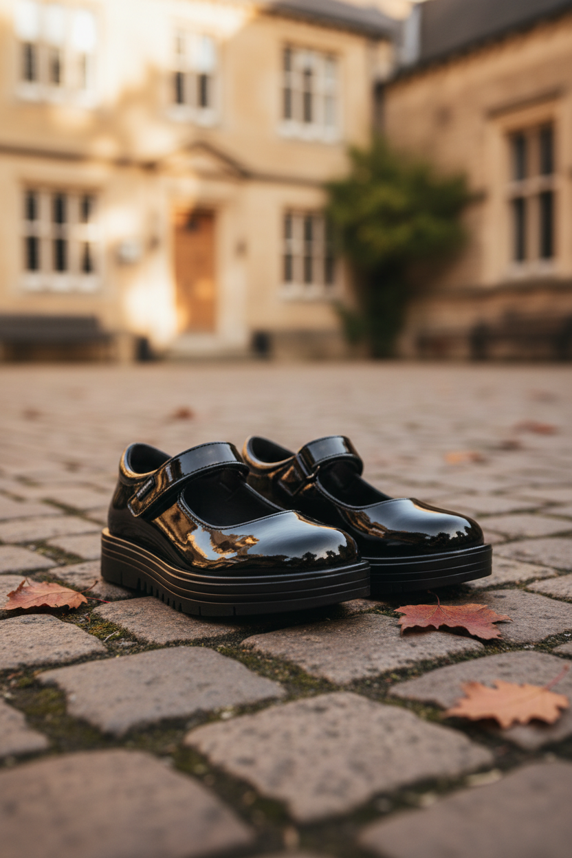 Zapato Escolar Coqueta Para Niña 07211 Coqueta Escolar Coqueta Calzado con Estilo en México