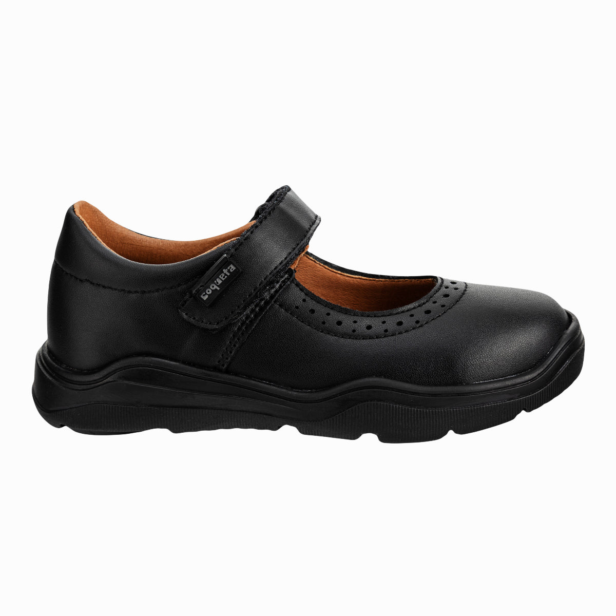 Zapato Escolar Coqueta Para Niña Piel 07214