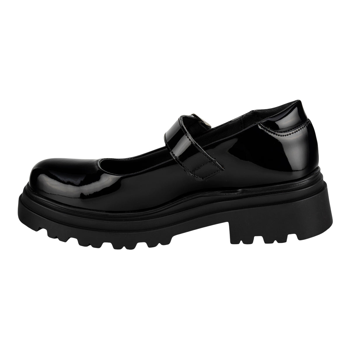 Zapato Escolar Coqueta Para Niña Tacón Chunky Junior 07210 Coqueta Escolar Coqueta Calzado con Estilo en México