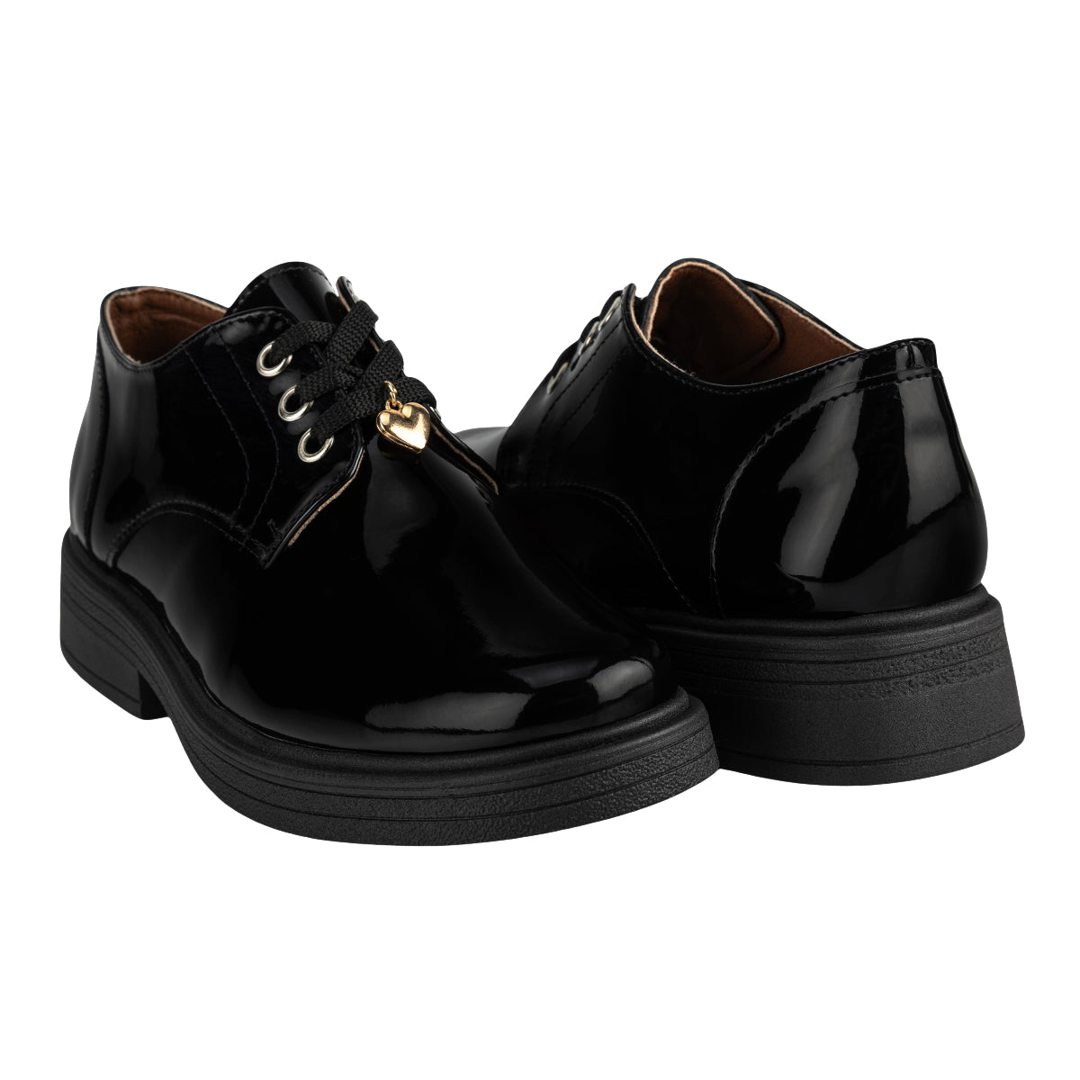 Zapato Escolar Cordones Para Niña Confratelli 08897
