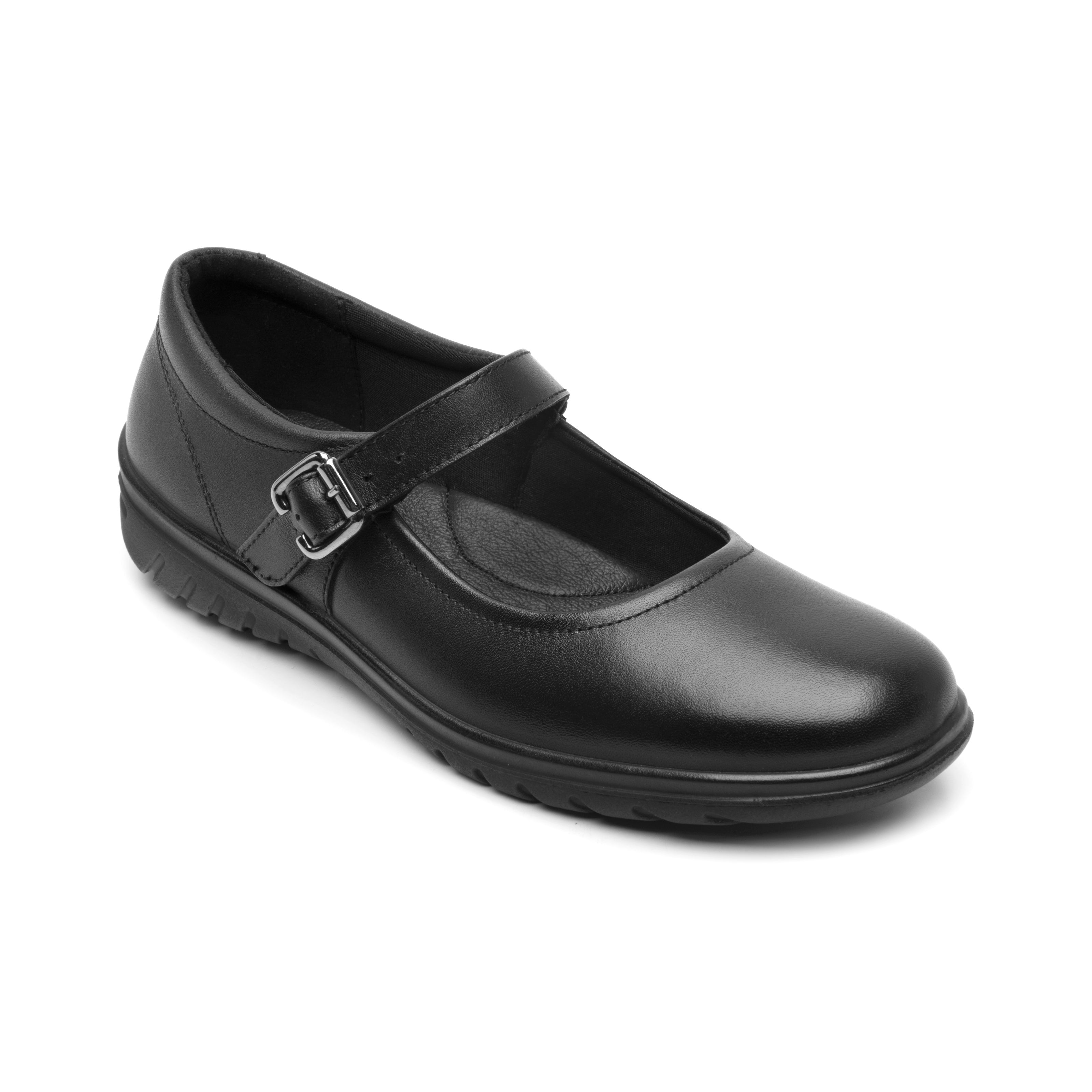 Zapato Escolar Flexi Para Niña Junior Ajustable 05541