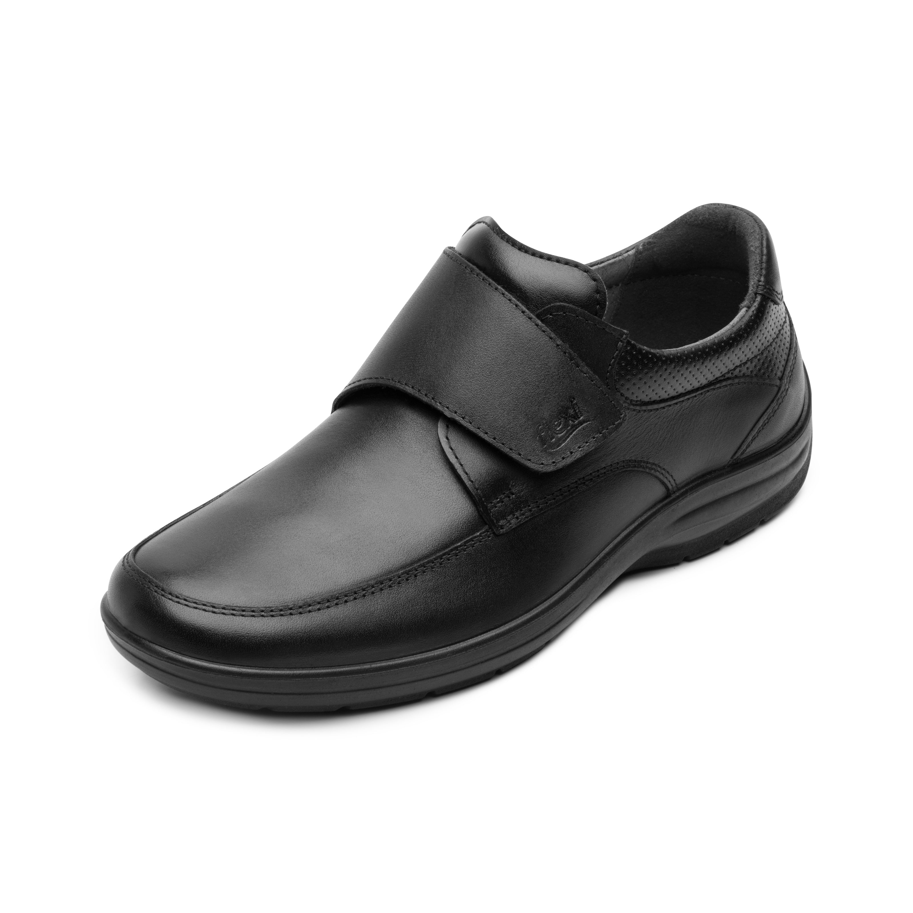 Zapato Escolar Flexi Para Niño Ancho Ajustable 05785