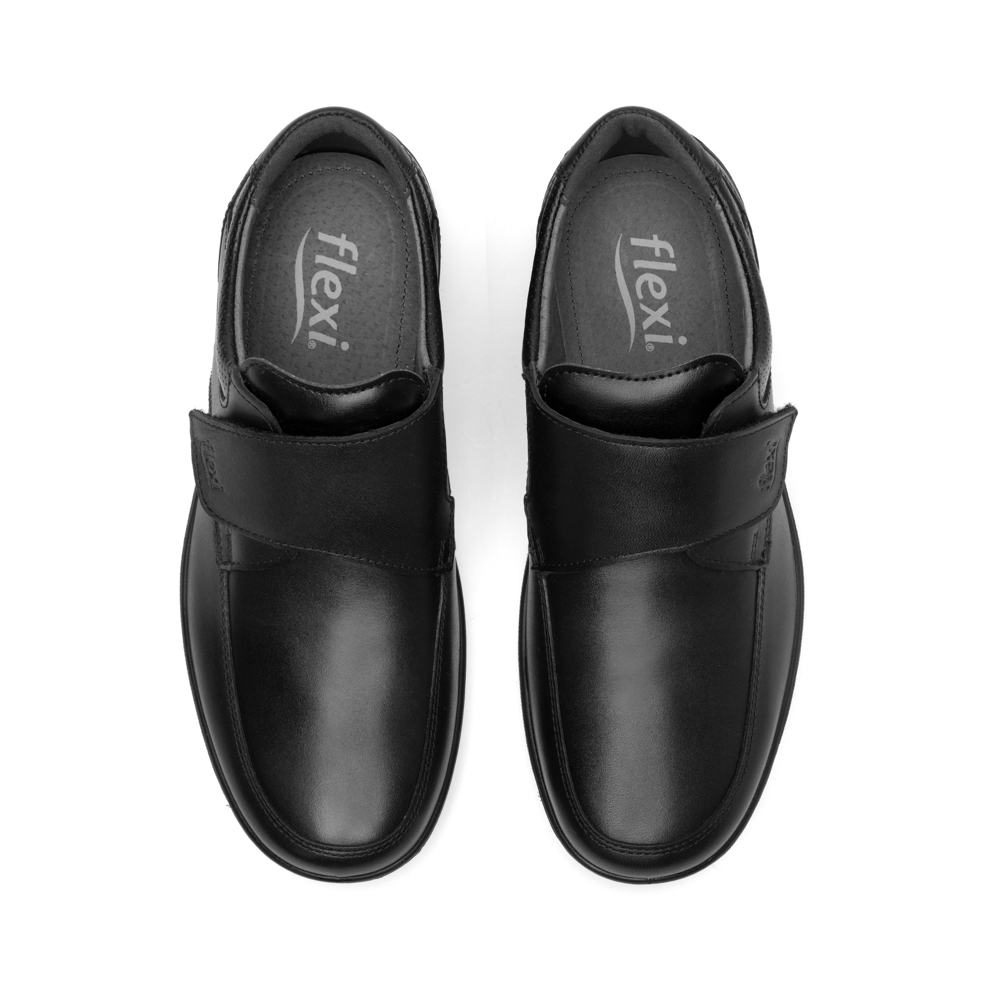 Zapato Escolar Flexi Para Niño Ancho Ajustable 05785