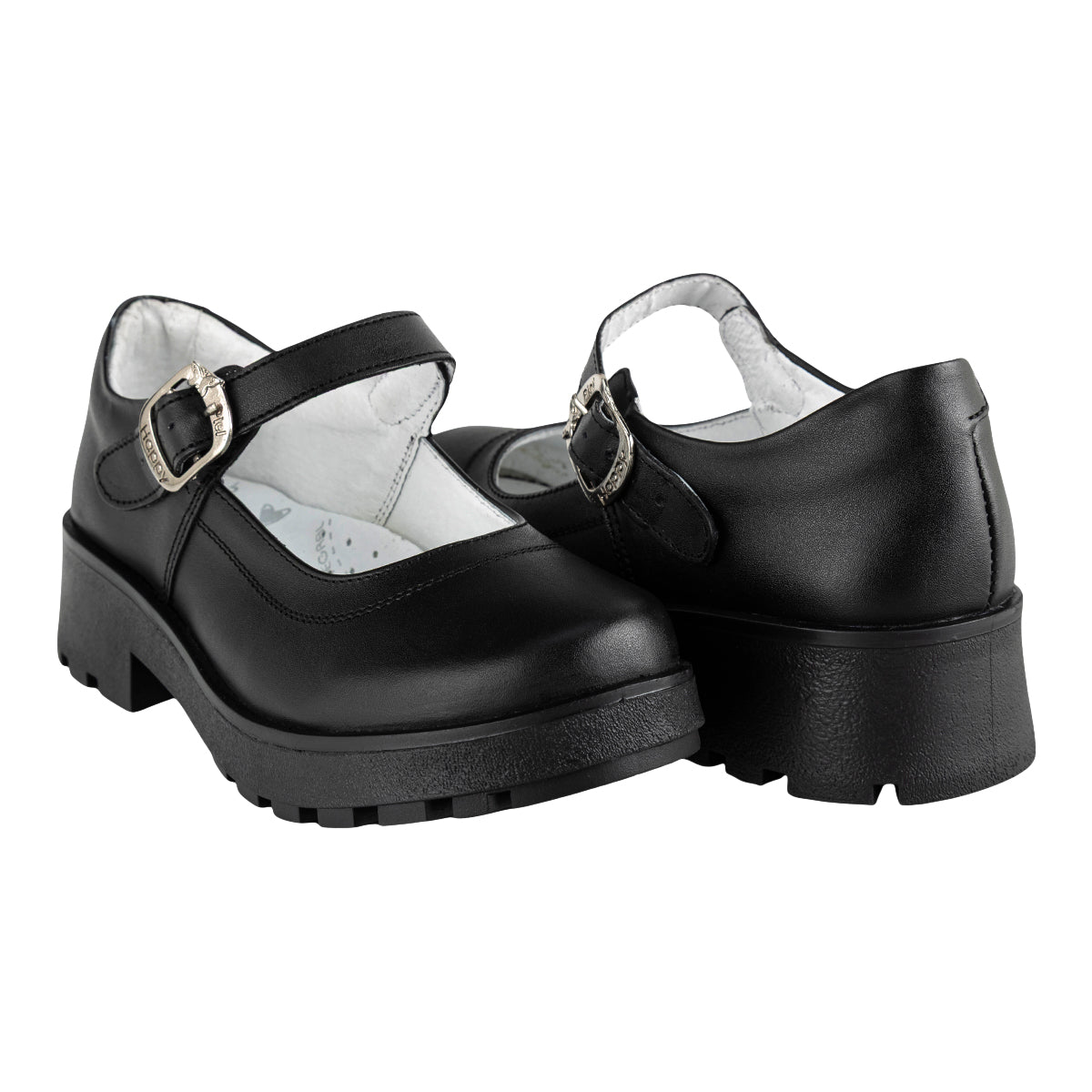 Zapato Escolar Hebilla Para Niña Dkhhappy Shoes 08914