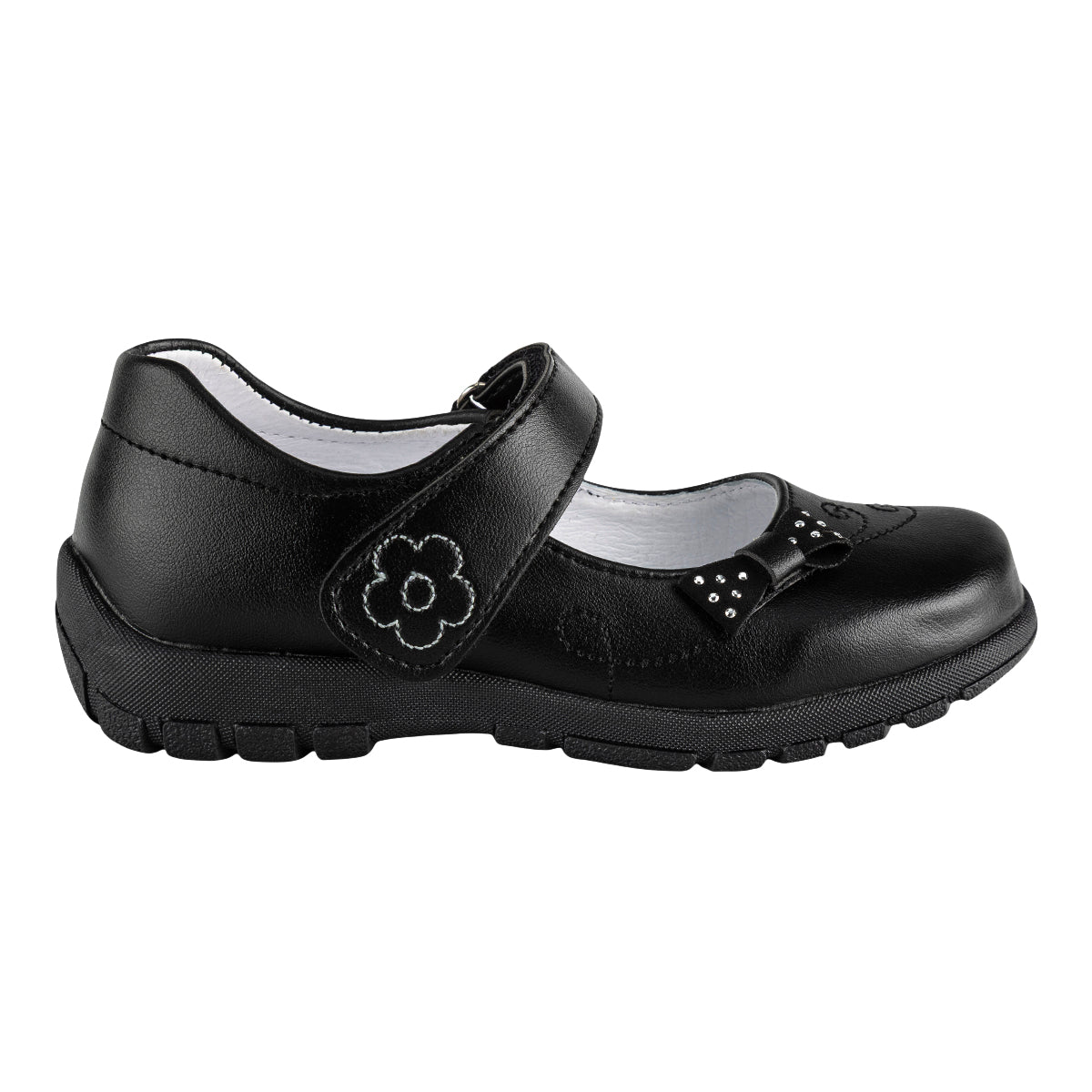 Zapato Escolar Moño Mary Jane Para Niña Dominiq 08975