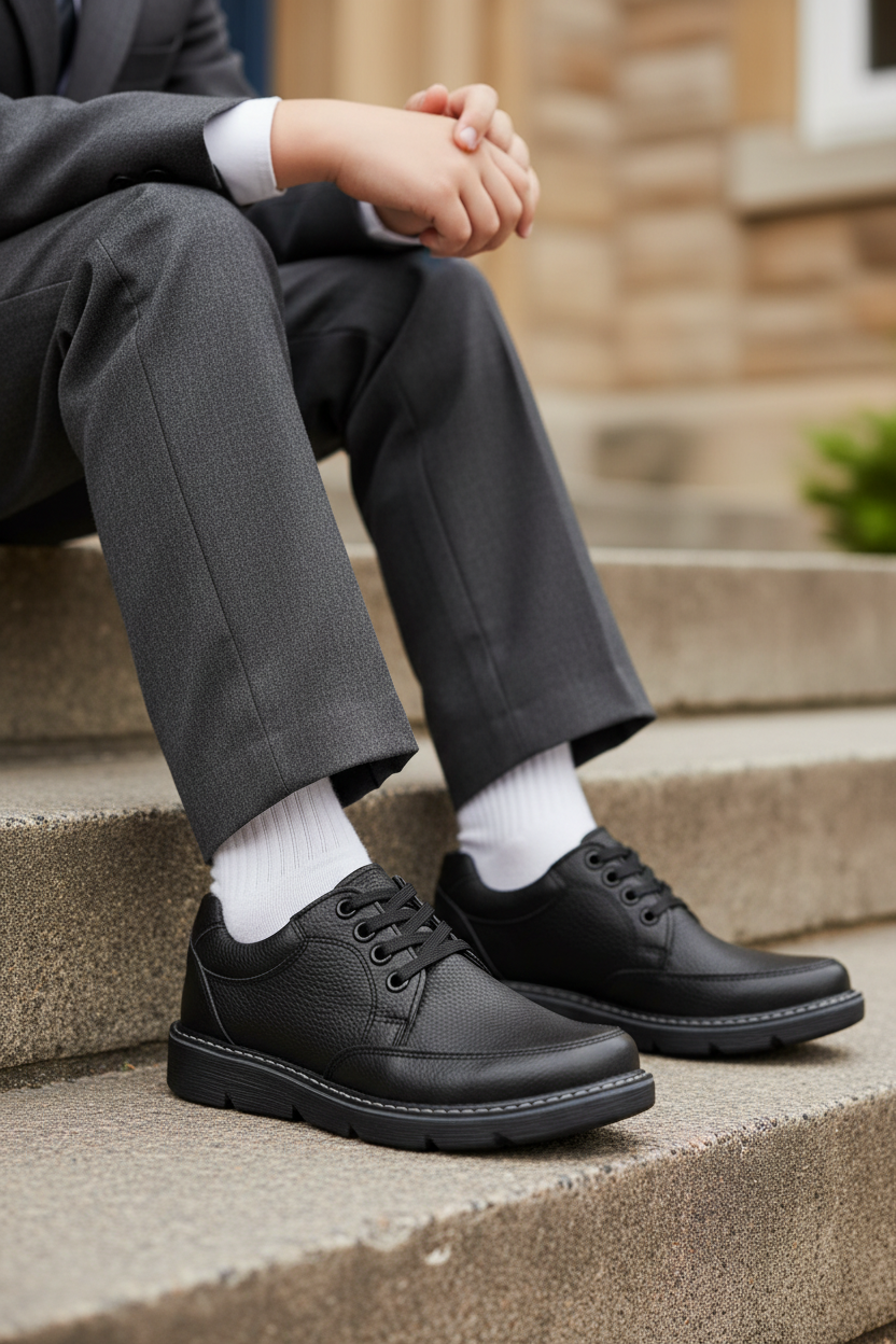 Zapato Escolar Oxford Para Junior Niño Rokino 08956