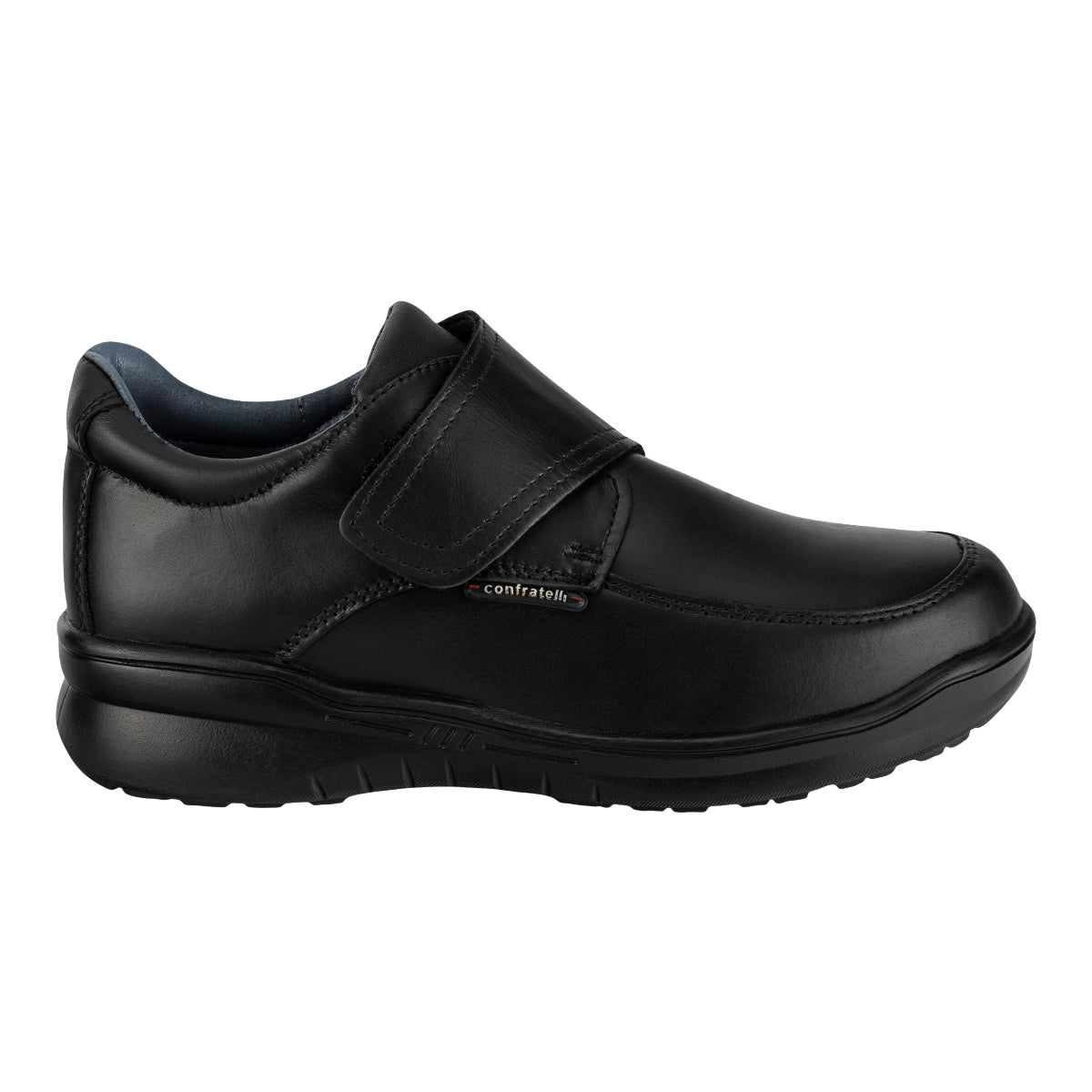 Zapato Escolar Velcro Ancho Niño Confratelli 08873