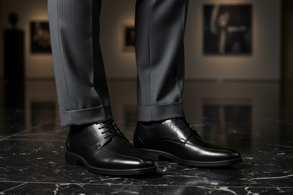 Zapato Flexi Para Hombre  Semi Vestir Derby 09030