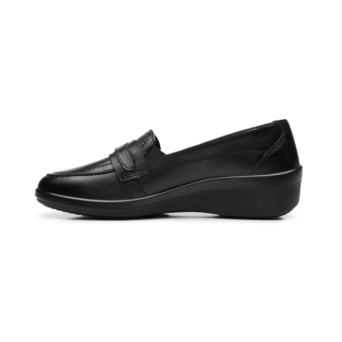 Zapato Flexi Para Mujer Negro Confort Mocasín 09175