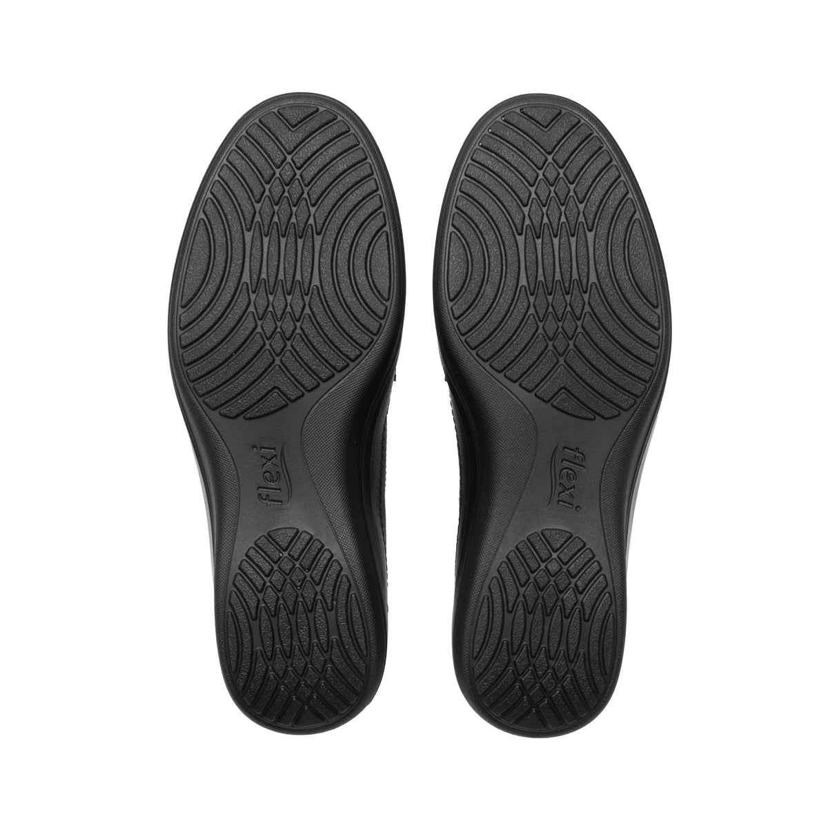 Zapato Flexi Para Mujer Negro Confort Mocasín 09175