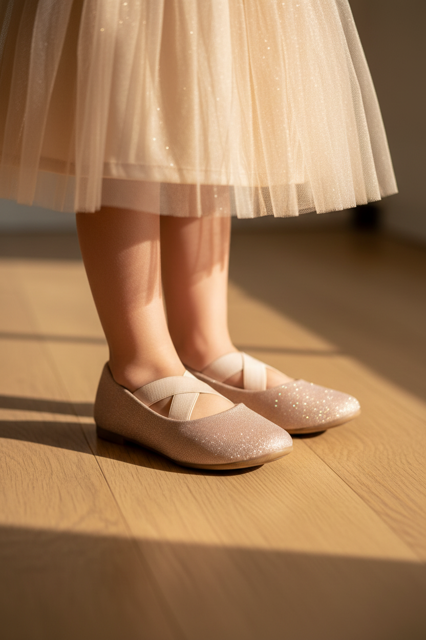 Zapato Happy Shoes Para Niña Flats Tiras 09059