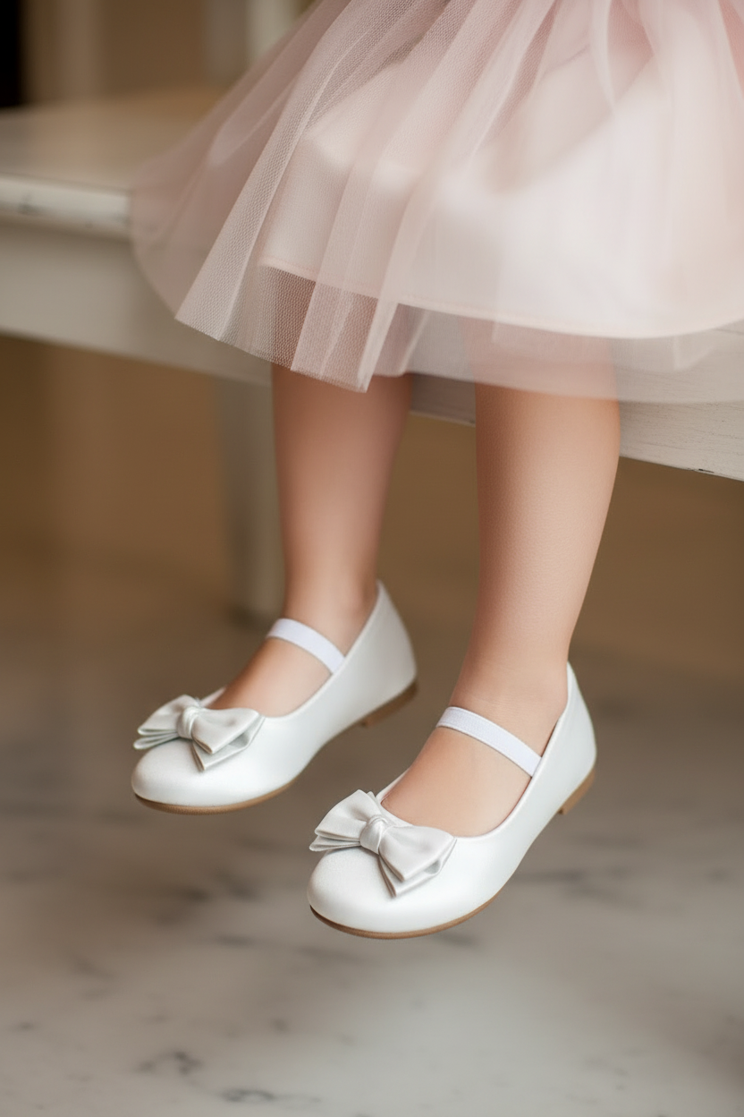 Zapato Happy Shoes Para Niña Torna Sol Moño 09058