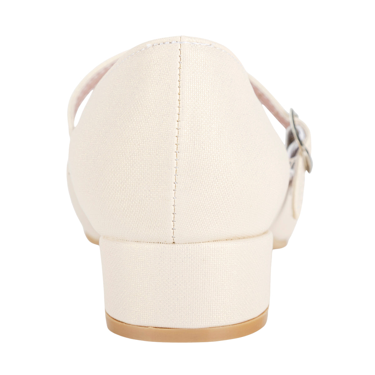 Zapato Mary Jane Glaseado Tacón Para Niña Caramel 08977