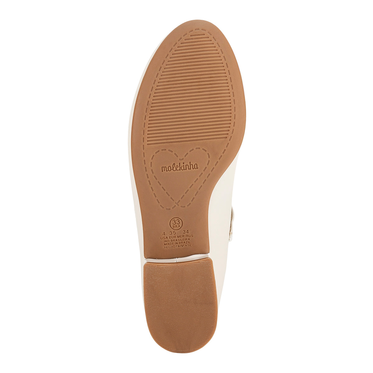 Zapato Mary Jane Tacón Bajo Para Niña Molekinha 08815