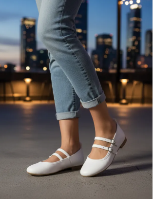 Zapato Mary Jane doble correa Niña Blasito 08221