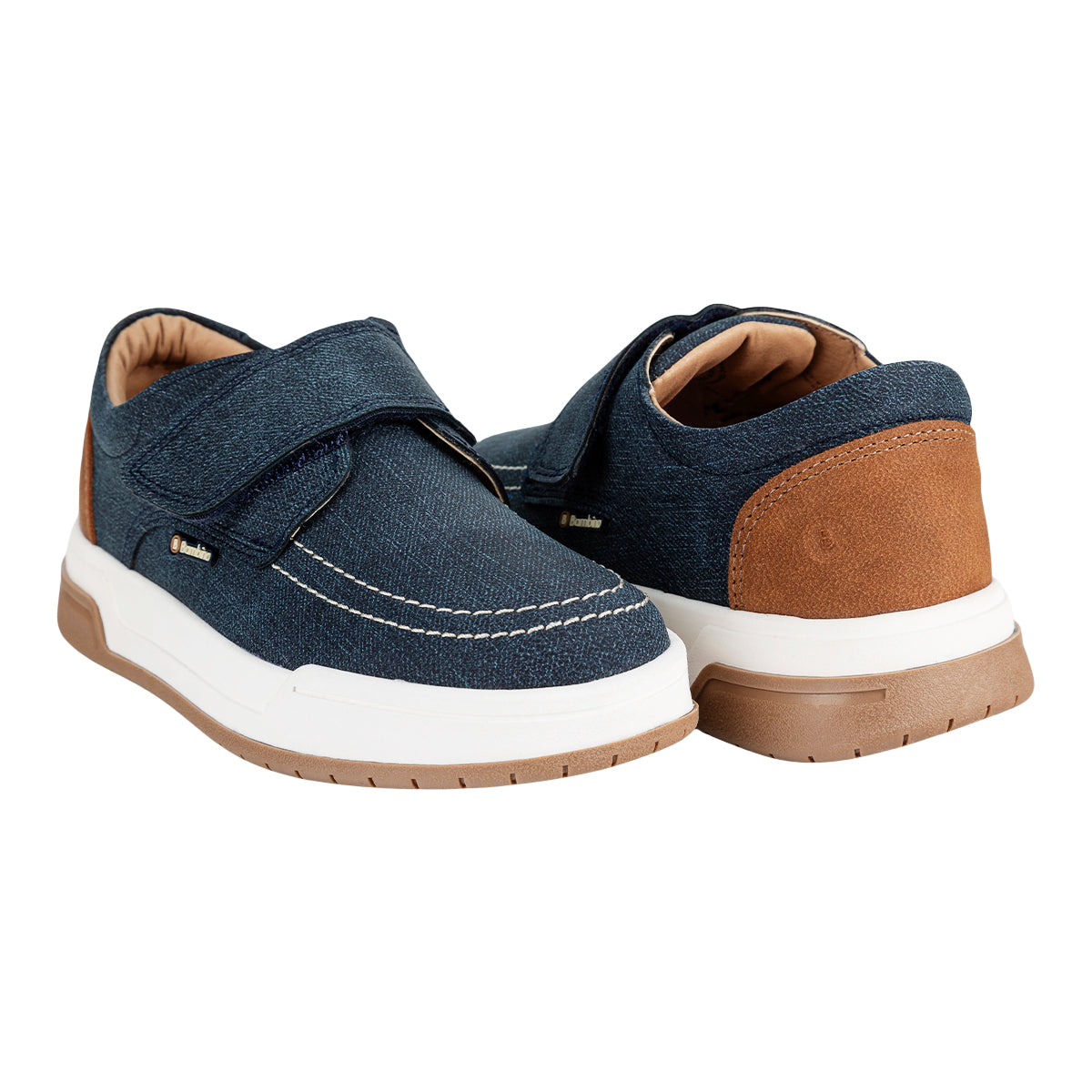 Zapato Mocasín Denim Para Niño Bambino 08507