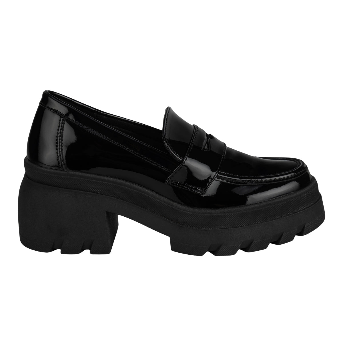 Zapato Mocasín Chunky Para Mujer Green Love 09331