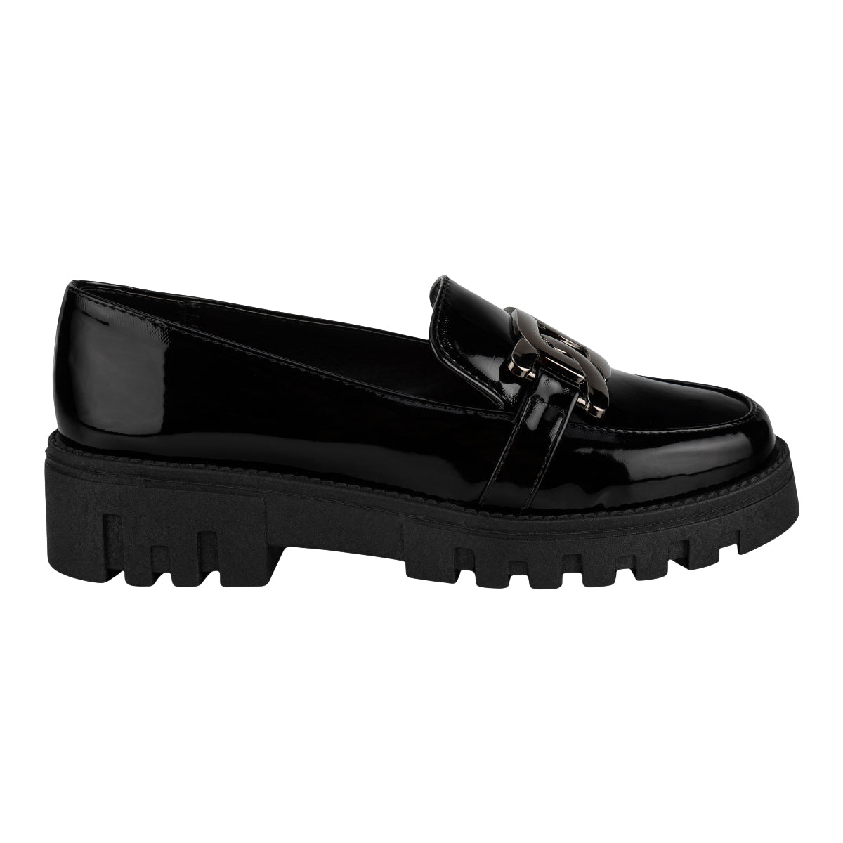 Zapato Mocasines De Charol Para Mujer Caramel 08949