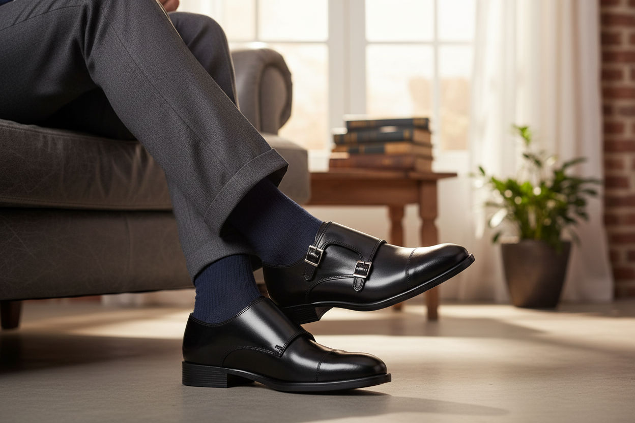 Zapato Monk Strap Para Hombre Gino Cherruti 08320