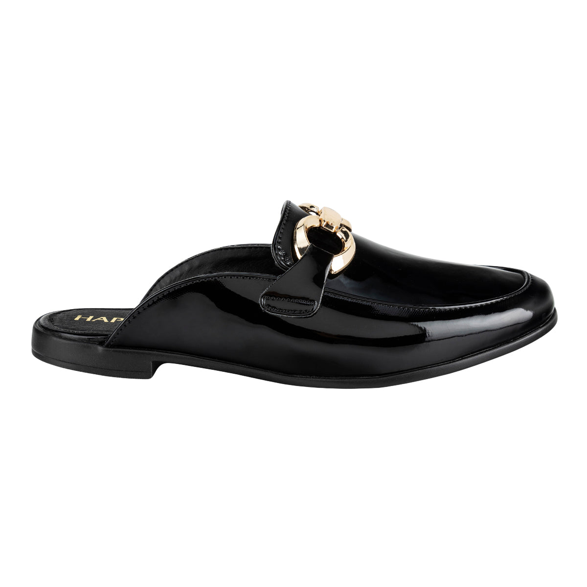 Zapato Happy Shoes Para Mujer Mule Charol 08903