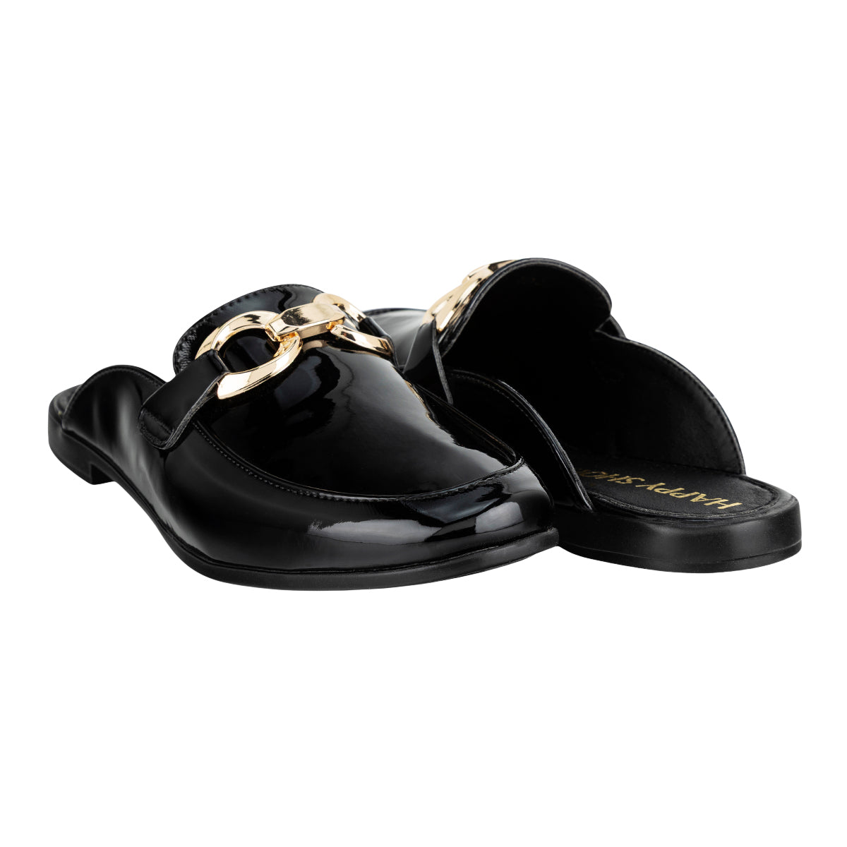 Zapato Mule Charol Para Mujer Happy Shoes 08903