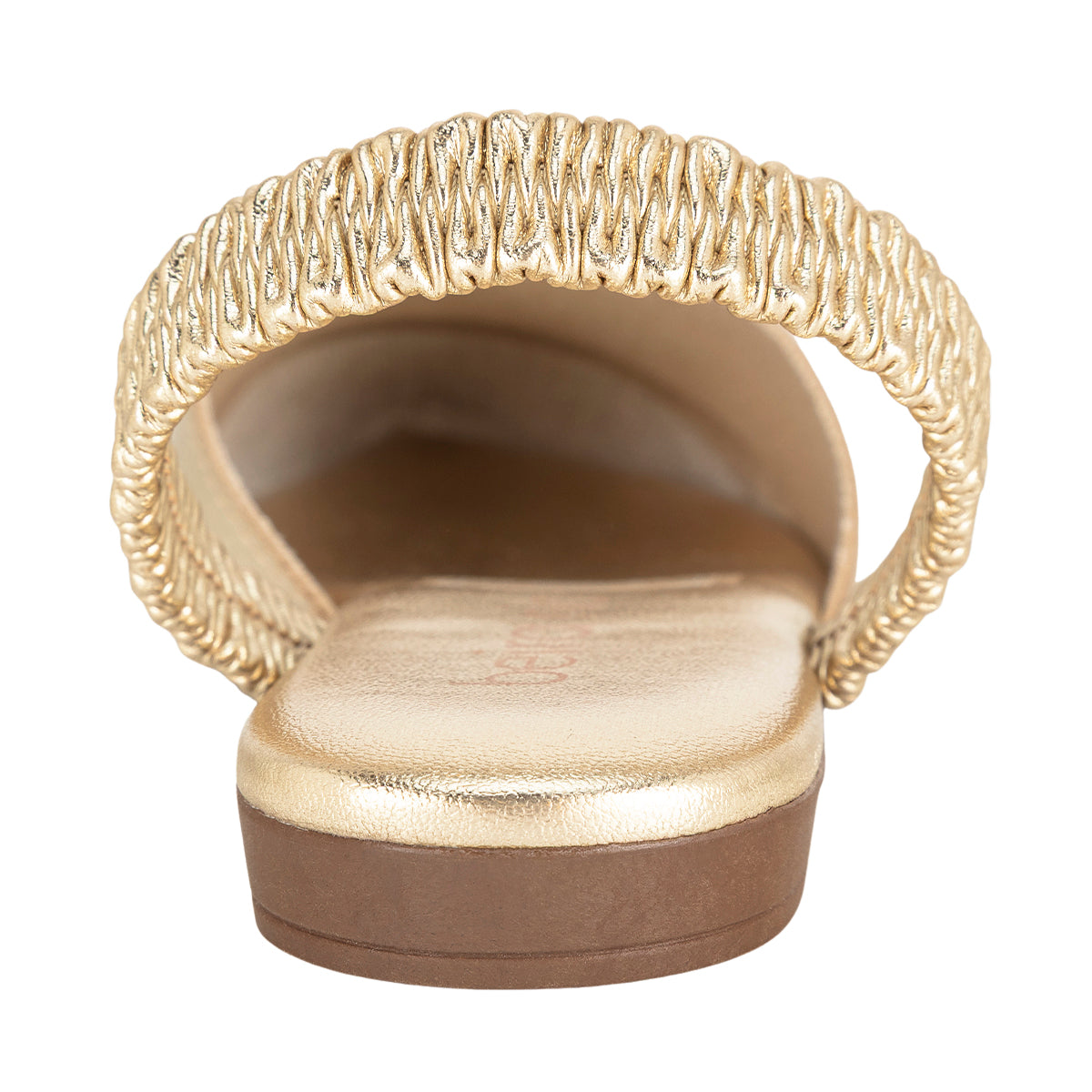 Zapato Mule Metalizado Para Mujer Beira Rio 08129