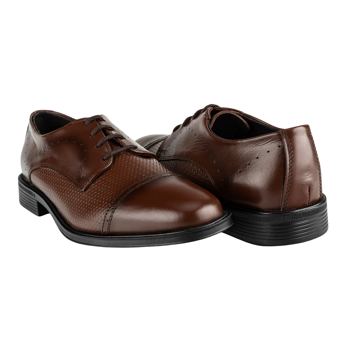 Zapato Oxford Cap Toe Para Hombre Happy Shoes 08303