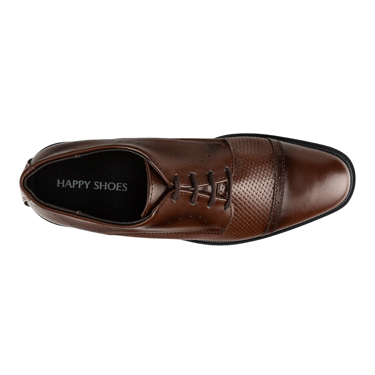 Zapato Oxford Cap Toe Para Hombre Happy Shoes 08303