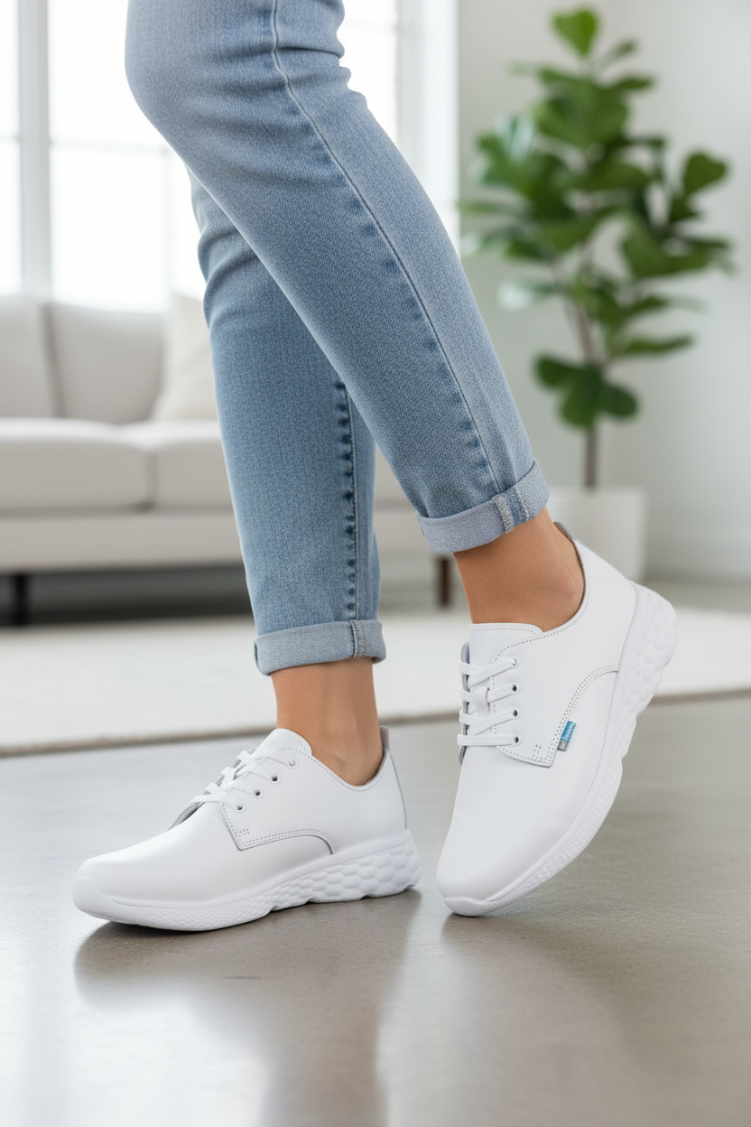 Zapato Servicio Para Mujer Blanco Dominiq 06216 Dominiq Zapatos Dominiq Calzado con Estilo en México